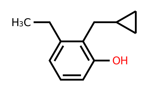 CAS 1243374-50-6 | 2-(Cyclopropylmethyl)-3-ethylphenol