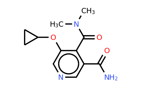 CAS 1243374-54-0 | 5-Cyclopropoxy-N4,N4-dimethylpyridine-3,4-dicarboxamide