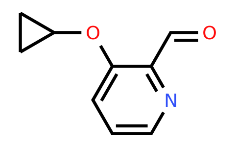 CAS 1243374-55-1 | 3-Cyclopropoxypicolinaldehyde