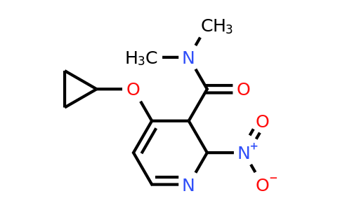 CAS 1243374-63-1 | 4-Cyclopropoxy-N,n-dimethyl-2-nitro-2,3-dihydropyridine-3-carboxamide