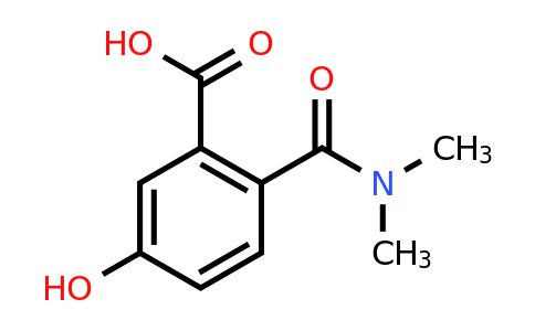 CAS 1243374-67-5 | 2-(Dimethylcarbamoyl)-5-hydroxybenzoic acid