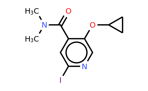 CAS 1243374-69-7 | 5-Cyclopropoxy-2-iodo-N,n-dimethylisonicotinamide