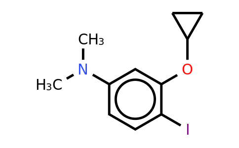 CAS 1243374-72-2 | 3-Cyclopropoxy-4-iodo-N,n-dimethylaniline