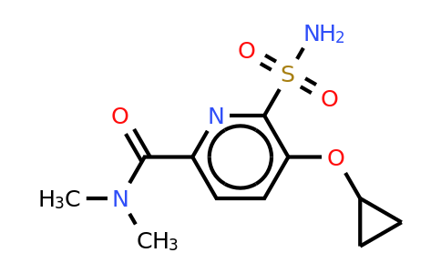 CAS 1243374-81-3 | 5-Cyclopropoxy-N,n-dimethyl-6-sulfamoylpicolinamide