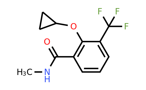 CAS 1243374-82-4 | 2-Cyclopropoxy-N-methyl-3-(trifluoromethyl)benzamide