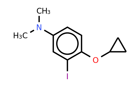 CAS 1243374-83-5 | 4-Cyclopropoxy-3-iodo-N,n-dimethylaniline