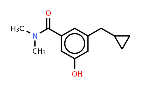 CAS 1243374-84-6 | 3-(Cyclopropylmethyl)-5-hydroxy-N,n-dimethylbenzamide