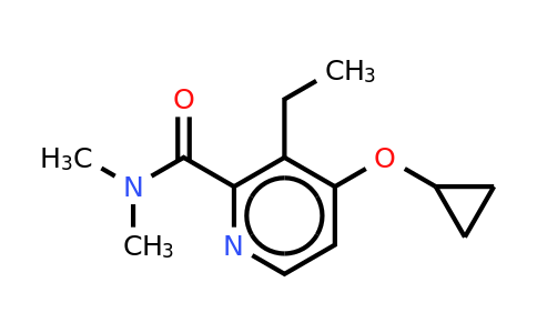 CAS 1243374-91-5 | 4-Cyclopropoxy-3-ethyl-N,n-dimethylpicolinamide