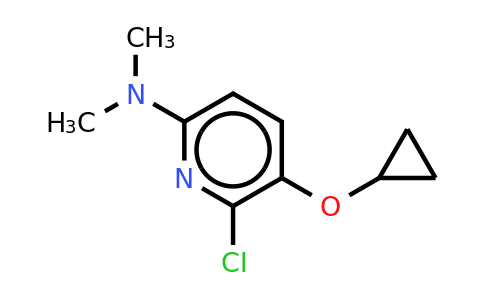 CAS 1243374-94-8 | 6-Chloro-5-cyclopropoxy-N,n-dimethylpyridin-2-amine