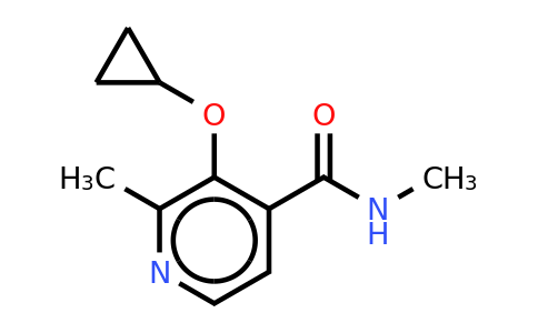 CAS 1243374-95-9 | 3-Cyclopropoxy-N,2-dimethylisonicotinamide