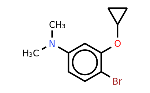 CAS 1243374-98-2 | 4-Bromo-3-cyclopropoxy-N,n-dimethylaniline
