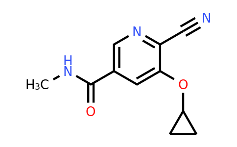 CAS 1243375-02-1 | 6-Cyano-5-cyclopropoxy-N-methylnicotinamide