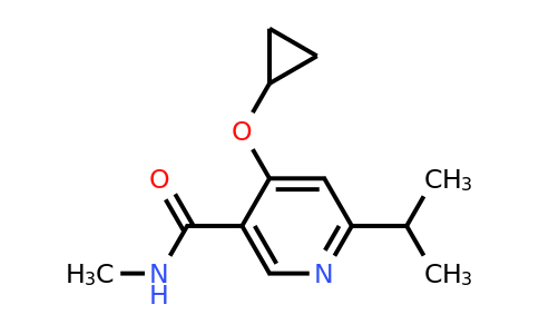 CAS 1243375-03-2 | 4-Cyclopropoxy-6-isopropyl-N-methylnicotinamide