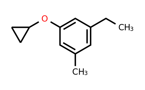 CAS 1243375-04-3 | 1-Cyclopropoxy-3-ethyl-5-methylbenzene