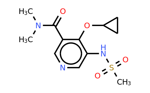 CAS 1243375-12-3 | 4-Cyclopropoxy-N,n-dimethyl-5-(methylsulfonamido)nicotinamide
