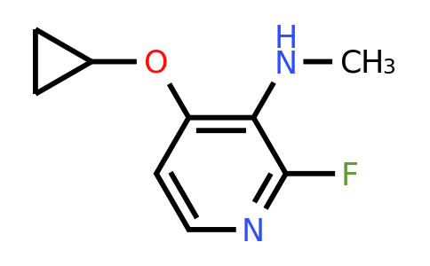 CAS 1243375-16-7 | 4-Cyclopropoxy-2-fluoro-N-methylpyridin-3-amine