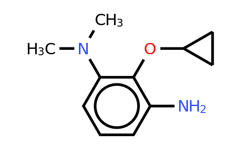 CAS 1243375-17-8 | 2-Cyclopropoxy-1-N,1-N-dimethylbenzene-1,3-diamine
