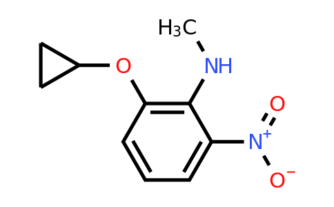 CAS 1243375-18-9 | 2-Cyclopropoxy-N-methyl-6-nitroaniline