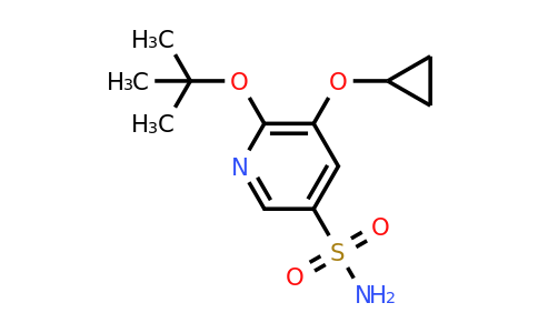 CAS 1243375-19-0 | 6-Tert-butoxy-5-cyclopropoxypyridine-3-sulfonamide