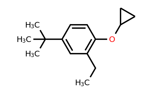 CAS 1243375-26-9 | 4-Tert-butyl-1-cyclopropoxy-2-ethylbenzene