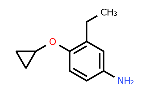 CAS 1243375-31-6 | 4-Cyclopropoxy-3-ethylaniline
