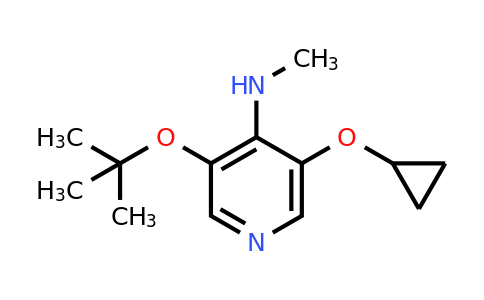 CAS 1243375-32-7 | 3-Tert-butoxy-5-cyclopropoxy-N-methylpyridin-4-amine
