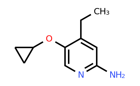 CAS 1243375-35-0 | 5-Cyclopropoxy-4-ethylpyridin-2-amine