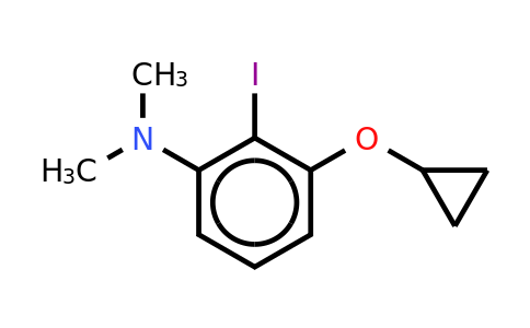 CAS 1243375-36-1 | 3-Cyclopropoxy-2-iodo-N,n-dimethylaniline
