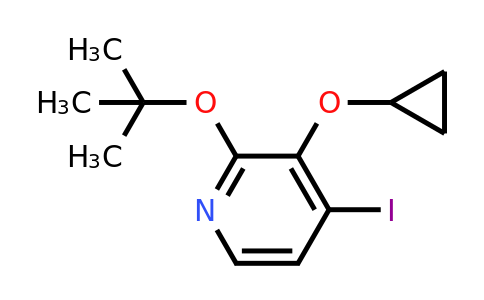 CAS 1243375-38-3 | 2-Tert-butoxy-3-cyclopropoxy-4-iodopyridine
