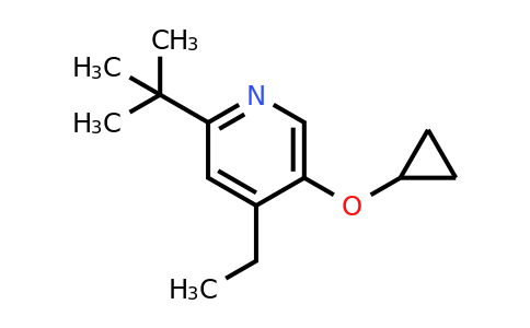 CAS 1243375-39-4 | 2-Tert-butyl-5-cyclopropoxy-4-ethylpyridine