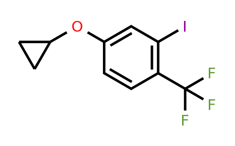 CAS 1243375-45-2 | 4-Cyclopropoxy-2-iodo-1-(trifluoromethyl)benzene