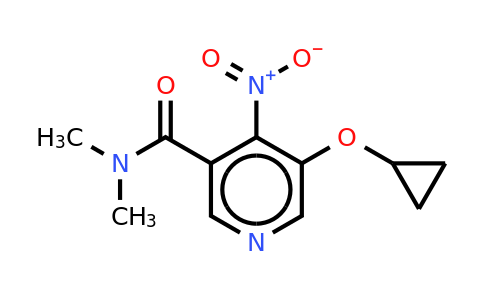 CAS 1243375-47-4 | 5-Cyclopropoxy-N,n-dimethyl-4-nitronicotinamide