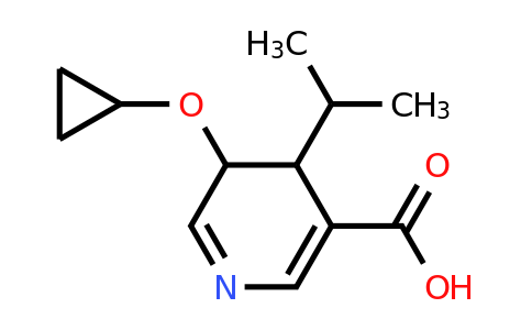 CAS 1243375-48-5 | 5-Cyclopropoxy-4-isopropyl-4,5-dihydropyridine-3-carboxylic acid