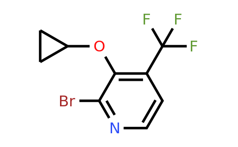 CAS 1243375-51-0 | 2-Bromo-3-cyclopropoxy-4-(trifluoromethyl)pyridine