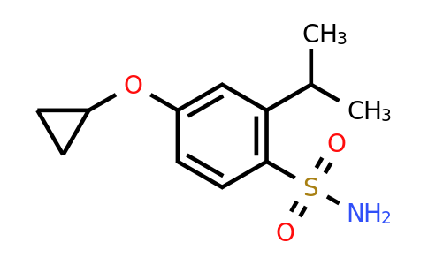 CAS 1243375-52-1 | 4-Cyclopropoxy-2-isopropylbenzenesulfonamide