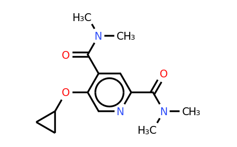 CAS 1243375-54-3 | 5-Cyclopropoxy-N2,N2,N4,N4-tetramethylpyridine-2,4-dicarboxamide