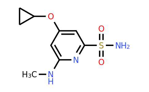 CAS 1243375-55-4 | 4-Cyclopropoxy-6-(methylamino)pyridine-2-sulfonamide