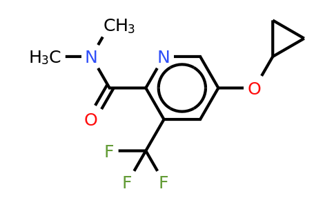 CAS 1243375-57-6 | 5-Cyclopropoxy-N,n-dimethyl-3-(trifluoromethyl)picolinamide