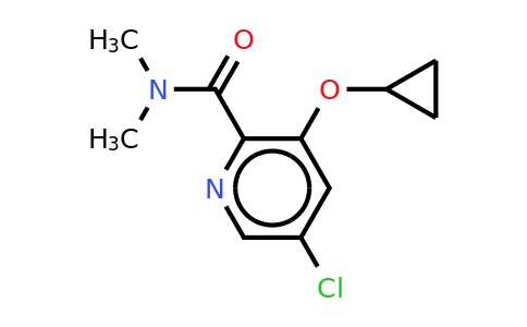 CAS 1243375-62-3 | 5-Chloro-3-cyclopropoxy-N,n-dimethylpicolinamide