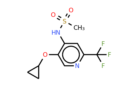 CAS 1243375-63-4 | N-(5-cyclopropoxy-2-(trifluoromethyl)pyridin-4-YL)methanesulfonamide