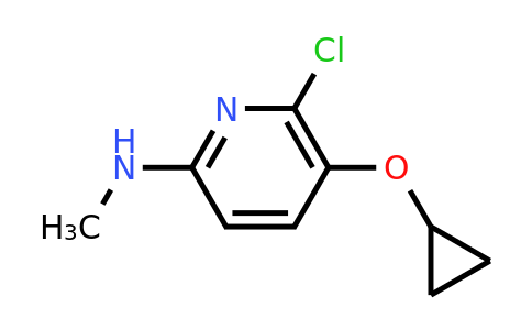 CAS 1243375-65-6 | 6-Chloro-5-cyclopropoxy-N-methylpyridin-2-amine