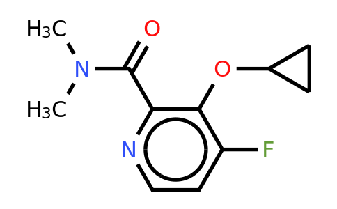 CAS 1243375-66-7 | 3-Cyclopropoxy-4-fluoro-N,n-dimethylpicolinamide
