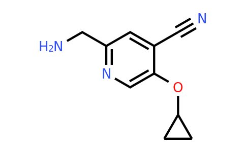 CAS 1243375-71-4 | 2-(Aminomethyl)-5-cyclopropoxyisonicotinonitrile