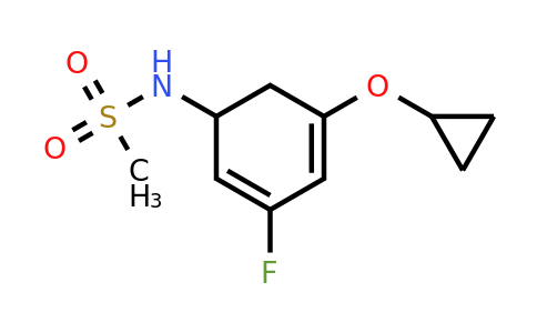 CAS 1243375-73-6 | N-(5-cyclopropoxy-3-fluorocyclohexa-2,4-dienyl)methanesulfonamide