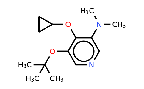CAS 1243375-75-8 | 5-Tert-butoxy-4-cyclopropoxy-N,n-dimethylpyridin-3-amine