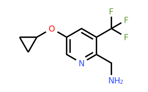 CAS 1243375-77-0 | (5-Cyclopropoxy-3-(trifluoromethyl)pyridin-2-YL)methanamine