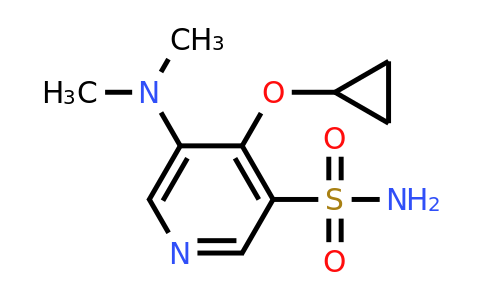 CAS 1243375-78-1 | 4-Cyclopropoxy-5-(dimethylamino)pyridine-3-sulfonamide