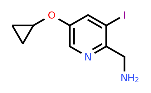CAS 1243375-80-5 | (5-Cyclopropoxy-3-iodopyridin-2-YL)methanamine