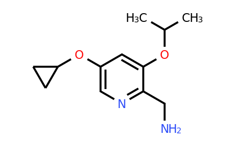 CAS 1243375-84-9 | (5-Cyclopropoxy-3-isopropoxypyridin-2-YL)methanamine