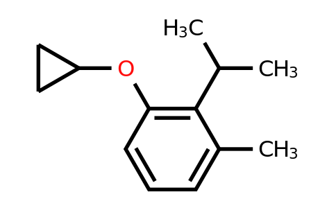 CAS 1243375-85-0 | 1-Cyclopropoxy-2-isopropyl-3-methylbenzene